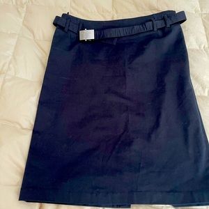 Prada Navy Pencil Skirt